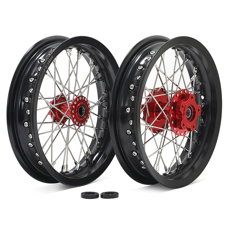 12''×2.15'' Supermoto Wheel Set For Sur-Ron Light Bee X / Talaria Stin - Moped  Garage Hawaii