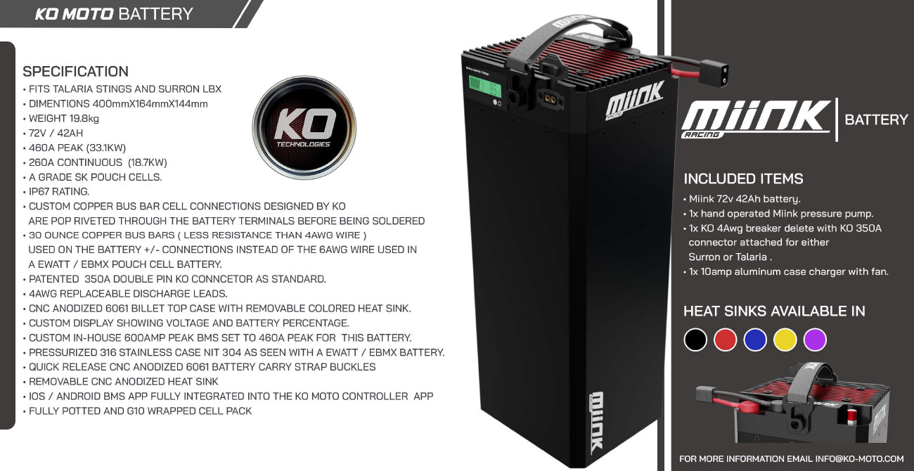 Battery Miink by KO Moto