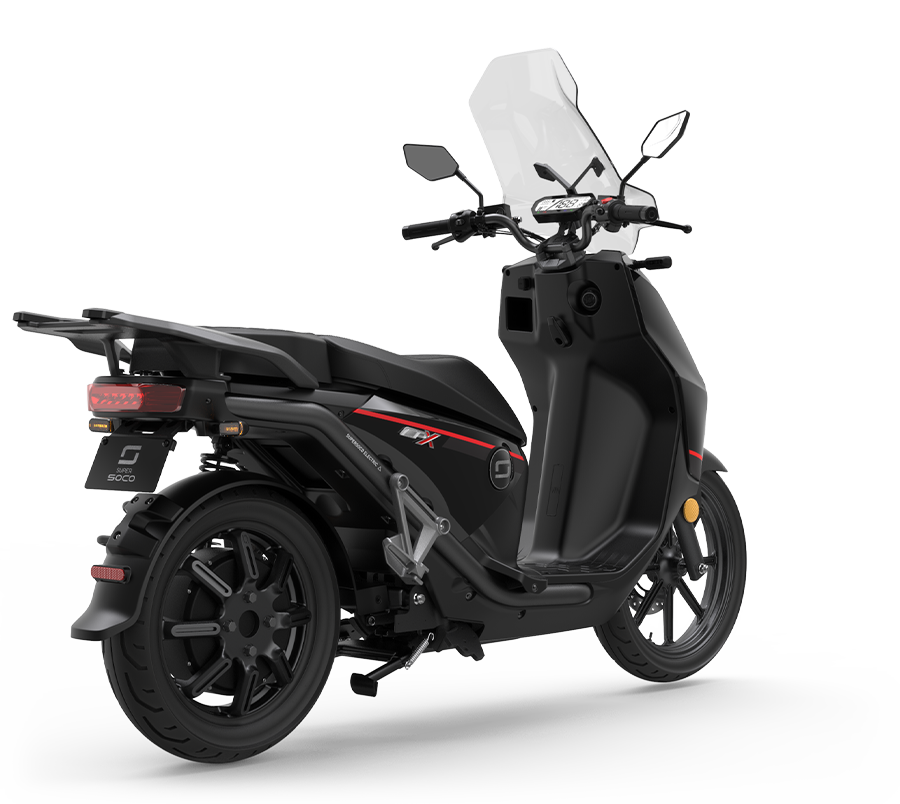 Super Soco CPX electric scooter